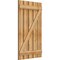 Ekena Millwork Spaced Board-n-Batten Shutters w/Z-Bar, Rough Sawn Western Red Cedar, 28 7/8W x 49H, PR RBS06Z29X049RWR - alternate 5